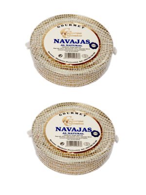 Pack 2 Latas Navajas Natural 12/14 Piezas Gourmet