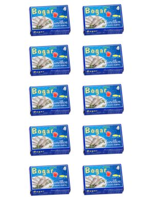 Pack 10 Latas Jurelillos Aceite Vegetal Bogar Rr-125