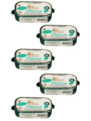 Pack 5 Latas Sardinilla Aceite 16/22 Rr-125 Gourmet