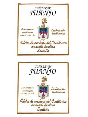 Filetes de Anchoas En Aceite Ol C.juanjo Pack 2 Latas (280g)