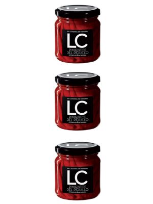 Tarros de Pimiento Piquillo Artesano Enteros. Pack 3 Al Na