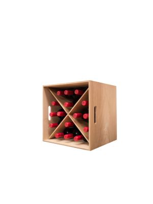 Cubo de Tablero Laminado Teñido Color Roble