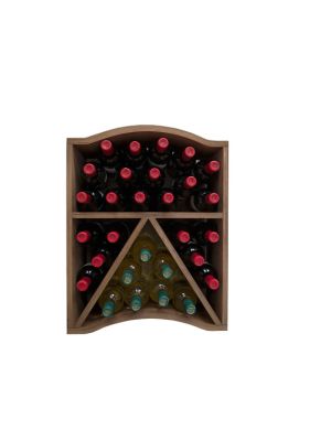 Botellero Modular con Partes Curvas Para 30 Botellas