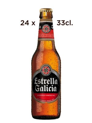 Cerveza Estrella Galicia.. Caja de 24 Tercios