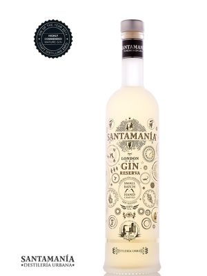 Ginebra Santamania London Dry Reserva 70cl. (envejecida En Barrica)
