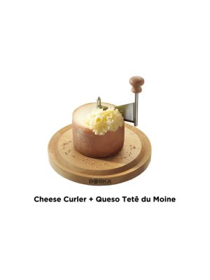 Cheese Curler Boska Geneve + Queso Suizo Tetê Du Moine 900 Grs Aprox.