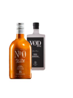 Pack Regalo Ron Nº0 + Vodka Vod Five Nº0