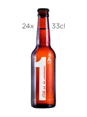 Cerveza Artesana La Primera Rubia. Caja de 24 Tercios