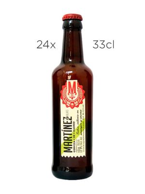 Cerveza Artesana Martínez e Hijas IPA Rubia. Caja de 24 Tercios