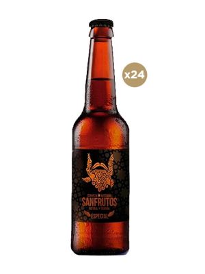 Cerveza Artesana San Frutos Especial Tostada Pale Ale. Caja de 24 tercios