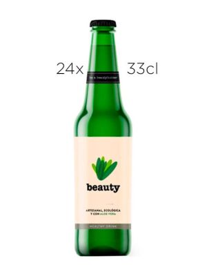 Cerveza Artesana Beauty Rubia Eco. Caja de 24 tercios