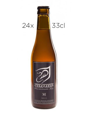 Cerveza Artesana Enigma Premium Ale. Caja de 24 tercios