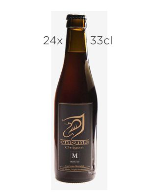 Cerveza Artesana Enigma Origen. Caja de 24 tercios