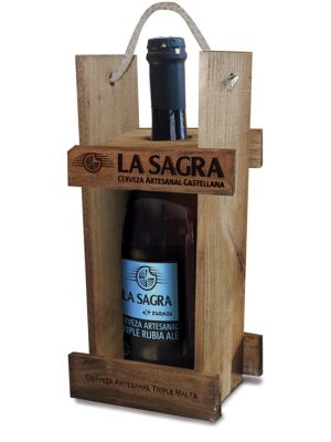 Estuche de madera La Sagra Suxinsu 75cl
