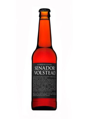 Cerveza Artesana Senador Volstead Roja al Bourbon - Etiqueta Negra