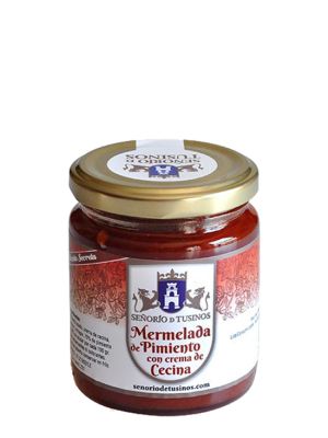 Mermelada de Pimiento con Crema de Cecina Señorío de Tusinos