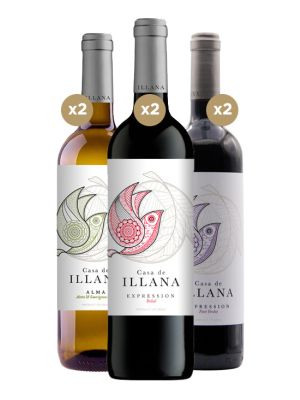 Pack de 6 botellas Casa de Illana Expression