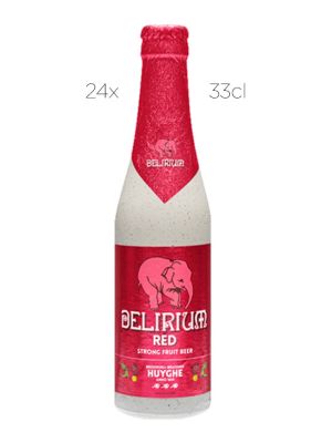 Cerveza Delirium Red - Caja de 24 botellas 33cl