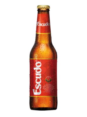Cerveza Escudo Lager Chilena de 355ml.