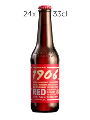 Cerveza Estrella Galicia 1906 Red Vintage La Colorada. 24 Tercios