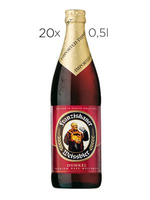 Cerveza Franziskaner Dunkel 0.5L Caja de 20 unidades