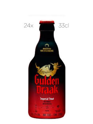Cerveza Gulden Draak Stout - Caja de 24 botellas 33cl