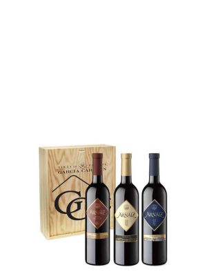Estuche de 3 Botellas de Vino Tinto Viña Arnaiz Ribera del Duero
