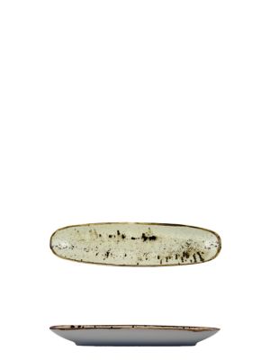 Fuente Baguette de 32x9cm fondo de marfil