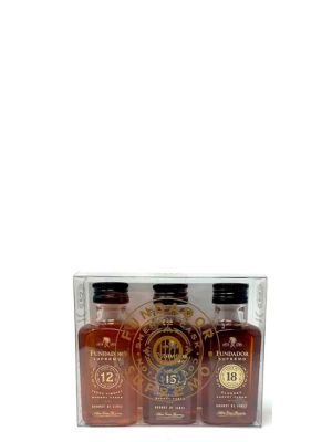 Pack 3 Miniaturas de 5cl Fundador Supremo 12, 15 y 18 años