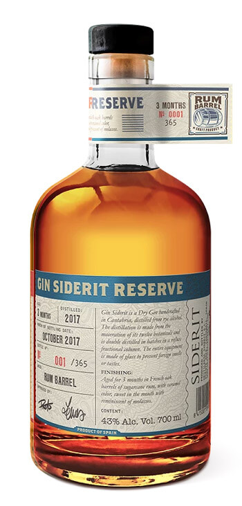 Comprar Ginebra Siderit Reserve Rum Barrel - Ginebra Rum Barrel