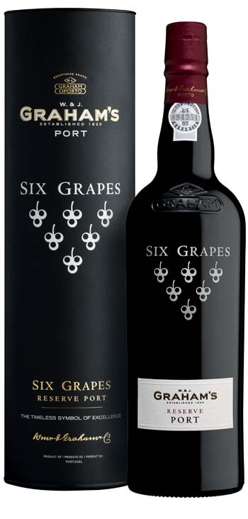 Vino Generoso Oporto Graham's Six Grapes 