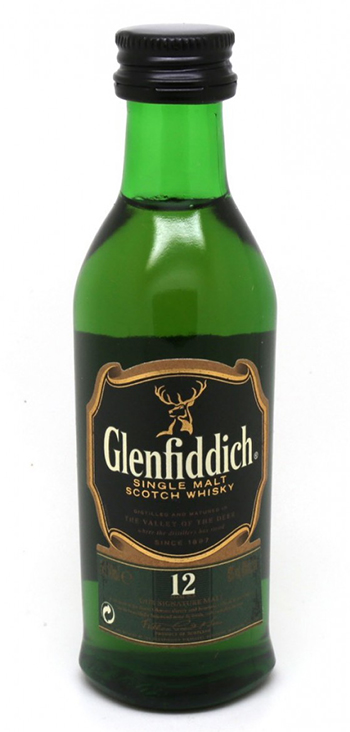 Whisky Glenfiddich de Malta Miniatura 5cl