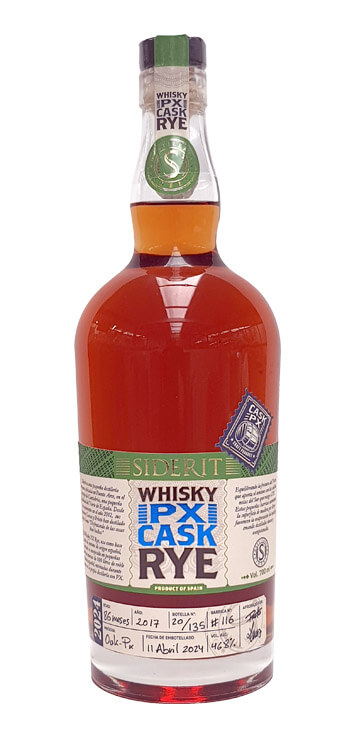 Comprar Whisky Siderit PX Cask Rye - Whiksys Españoles